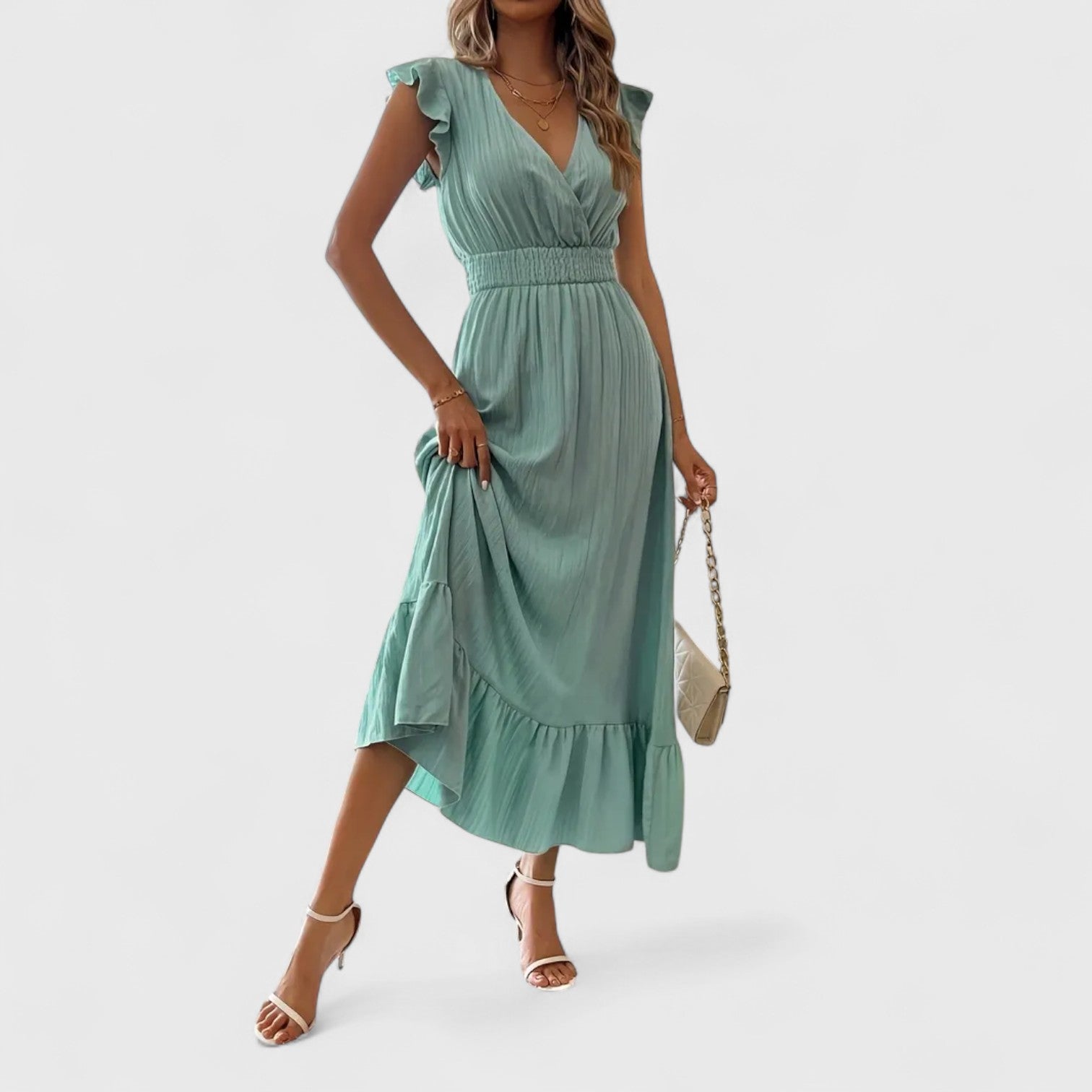 ELYRA™ | Elegant and Feminine Ruffle Dress