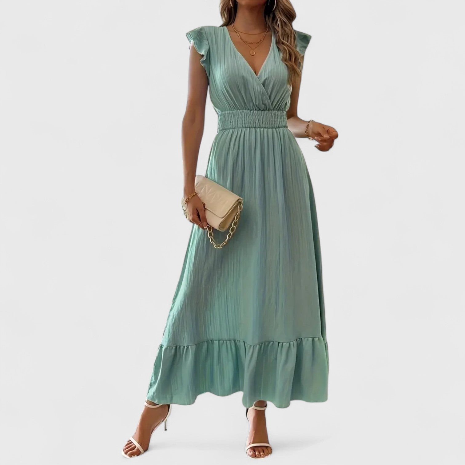 ELYRA™ | Elegant and Feminine Ruffle Dress