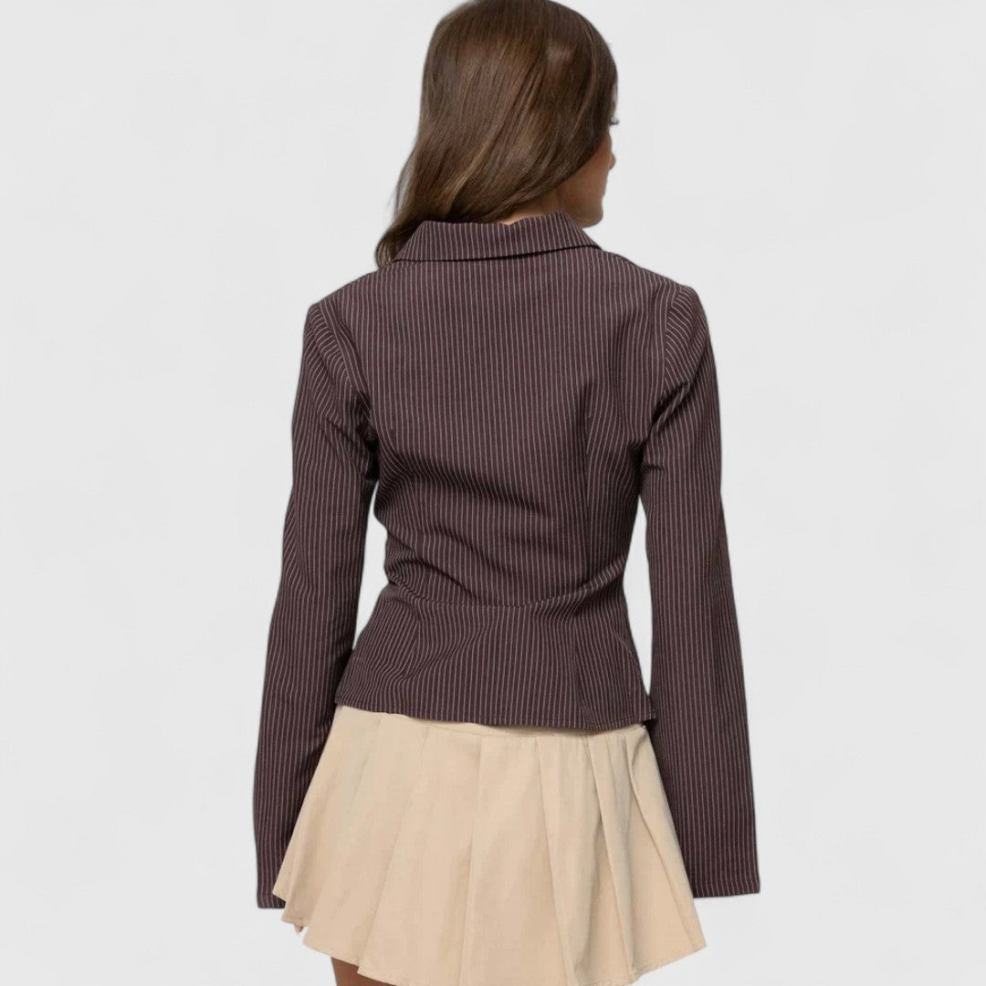 ELYRA™ | Blouse vintage à motifs floraux
