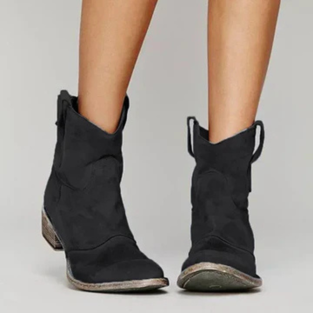 ELYRA™ | Suede Ankle Boots Premium