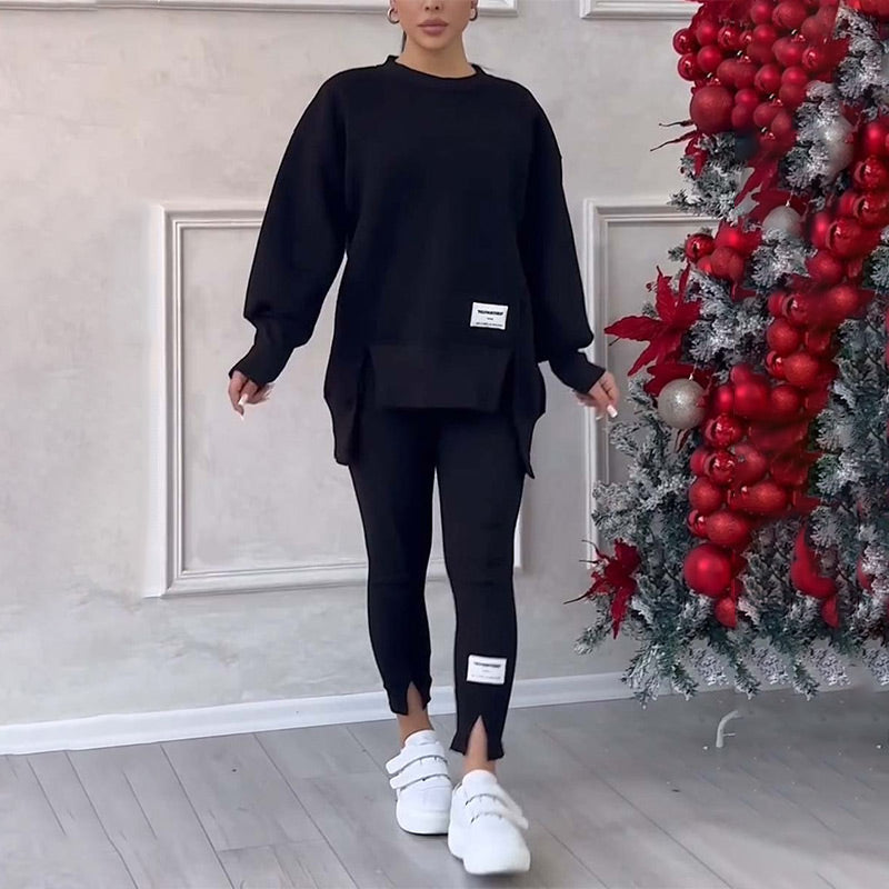 ELYRA™ | Casual Sweatshirt and Leggings Set