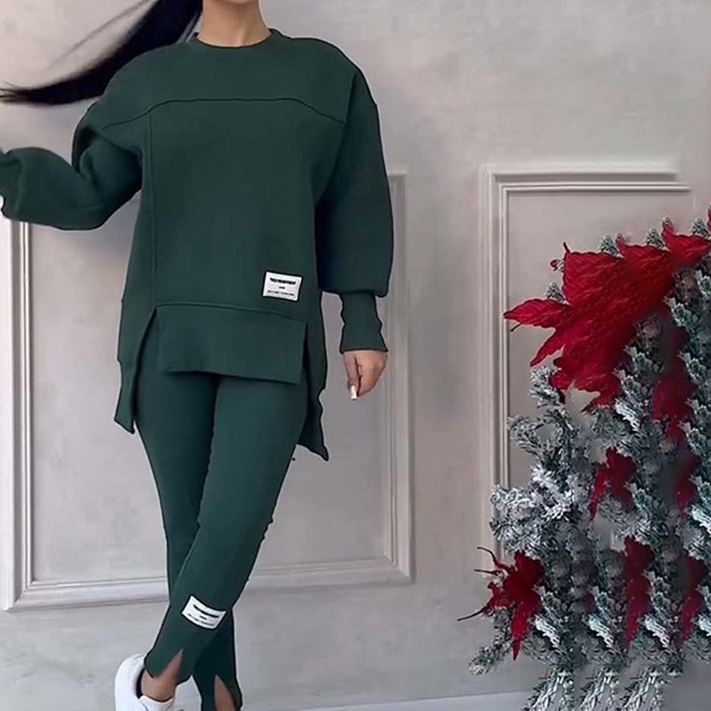 ELYRA™ | Casual Sweatshirt and Leggings Set