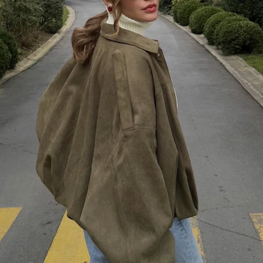 ELYRA™ | Blouson bomber en daim