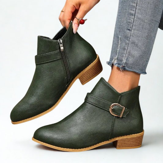 ELYRA™ | Retro Ankle Boots