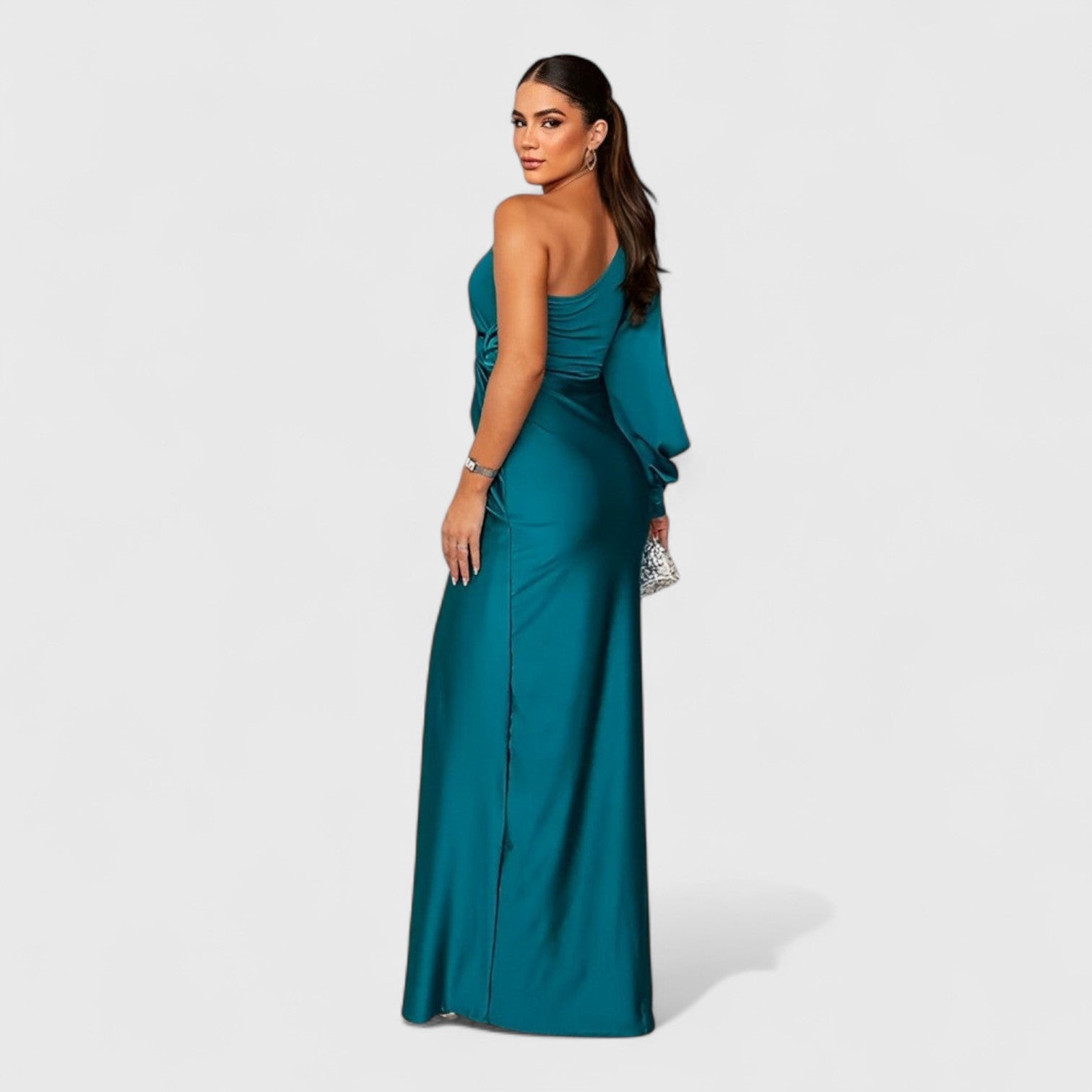 ELYRA™ | Asymmetrical Long Dress with One Shoulder