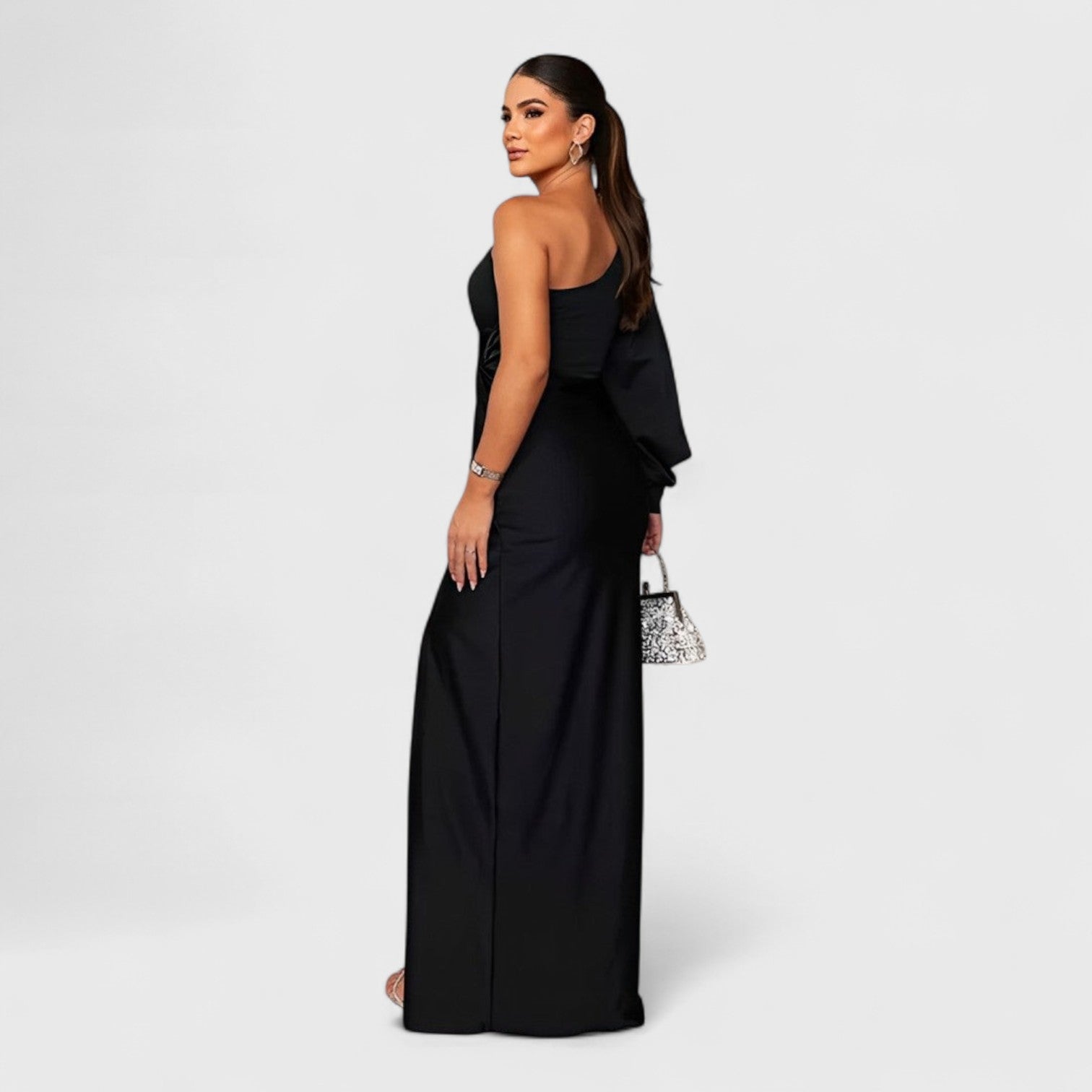 ELYRA™ | Asymmetrical Long Dress with One Shoulder