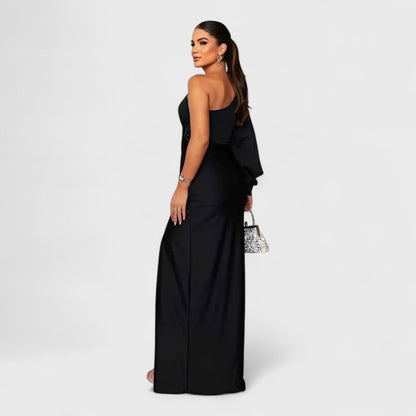 ELYRA™ | Asymmetrical Long Dress with One Shoulder